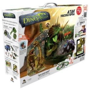 DINO MUNDI 3D ATAK TRICERATOPSA TOR PRZESZKÓD REKL.TV 200 EL